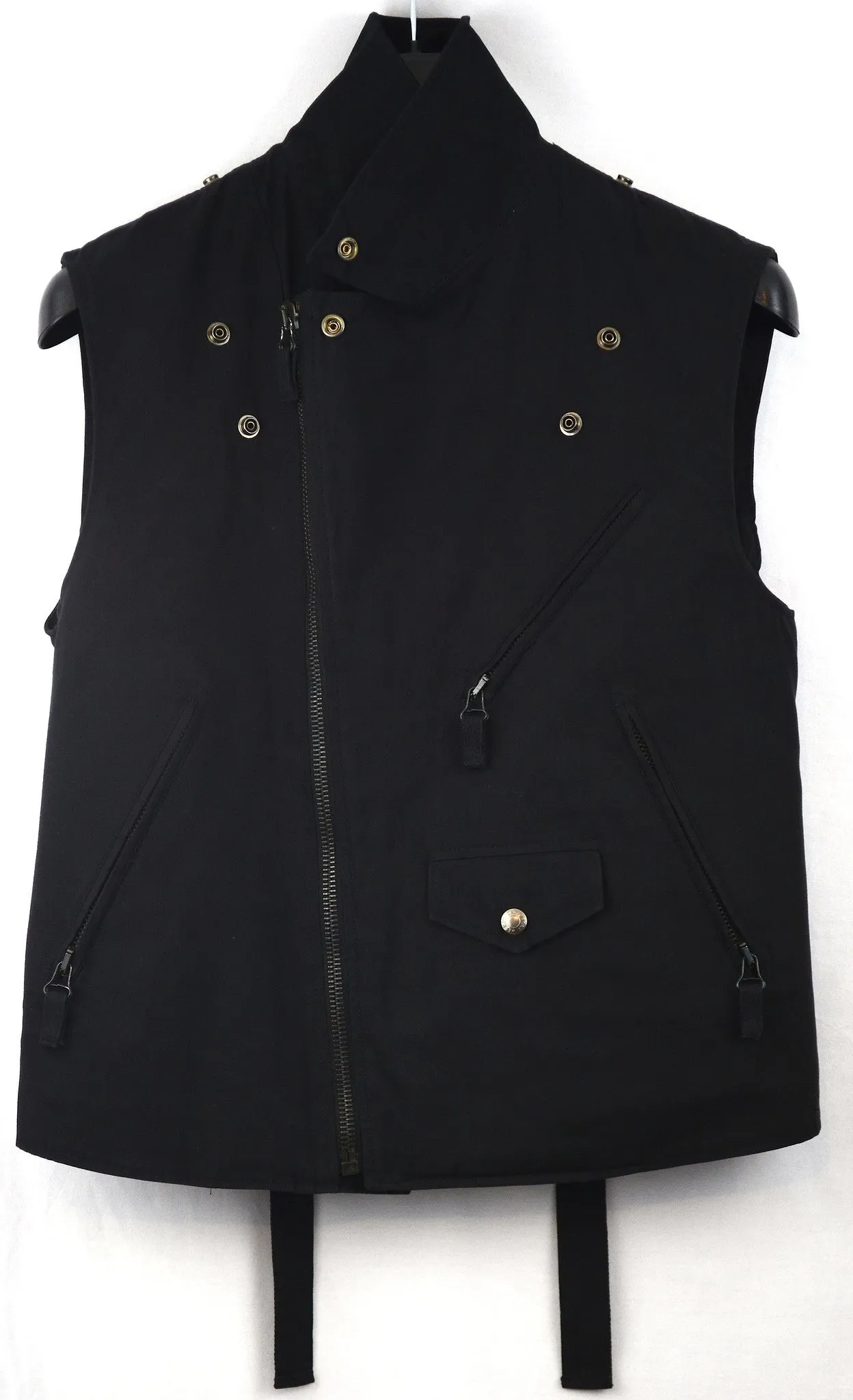 2004 Strong Cotton Biker Vest with Bondage Straps