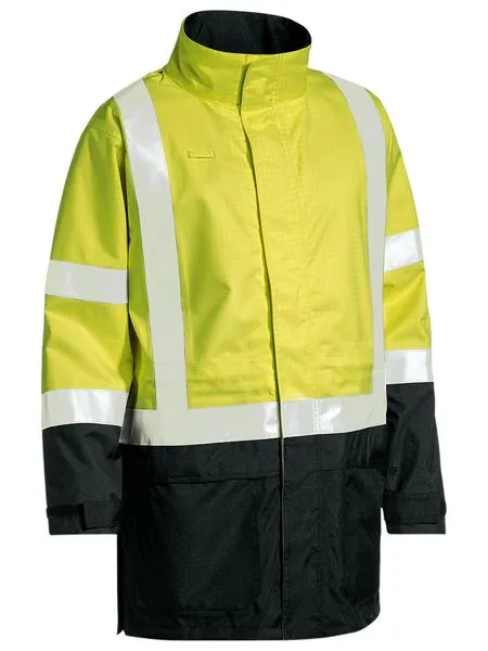 3M Taped Two Tone Hi Vis Anti Static Wet Weather Jacket