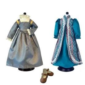 A Girl for All Time Elizabethan Costume Bundle for 16 inch dolls