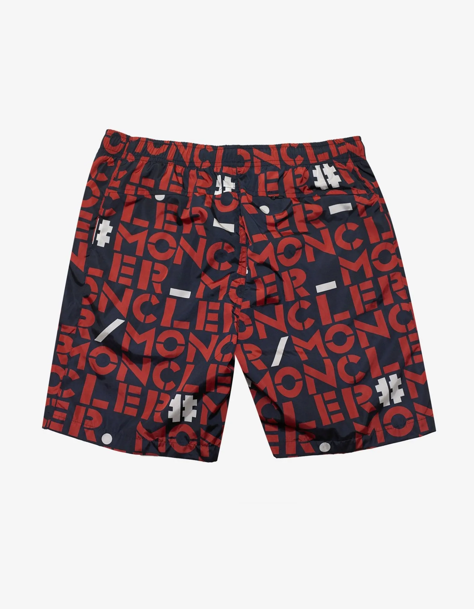 All-Over Logo Print Nylon Bermuda Shorts