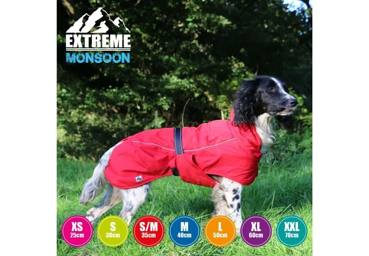 Ancol - Extreme Monsoon Dog Coat - Black - small - 30cm