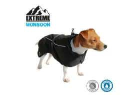 Ancol - Extreme Monsoon Dog Coat - Black - small - 30cm