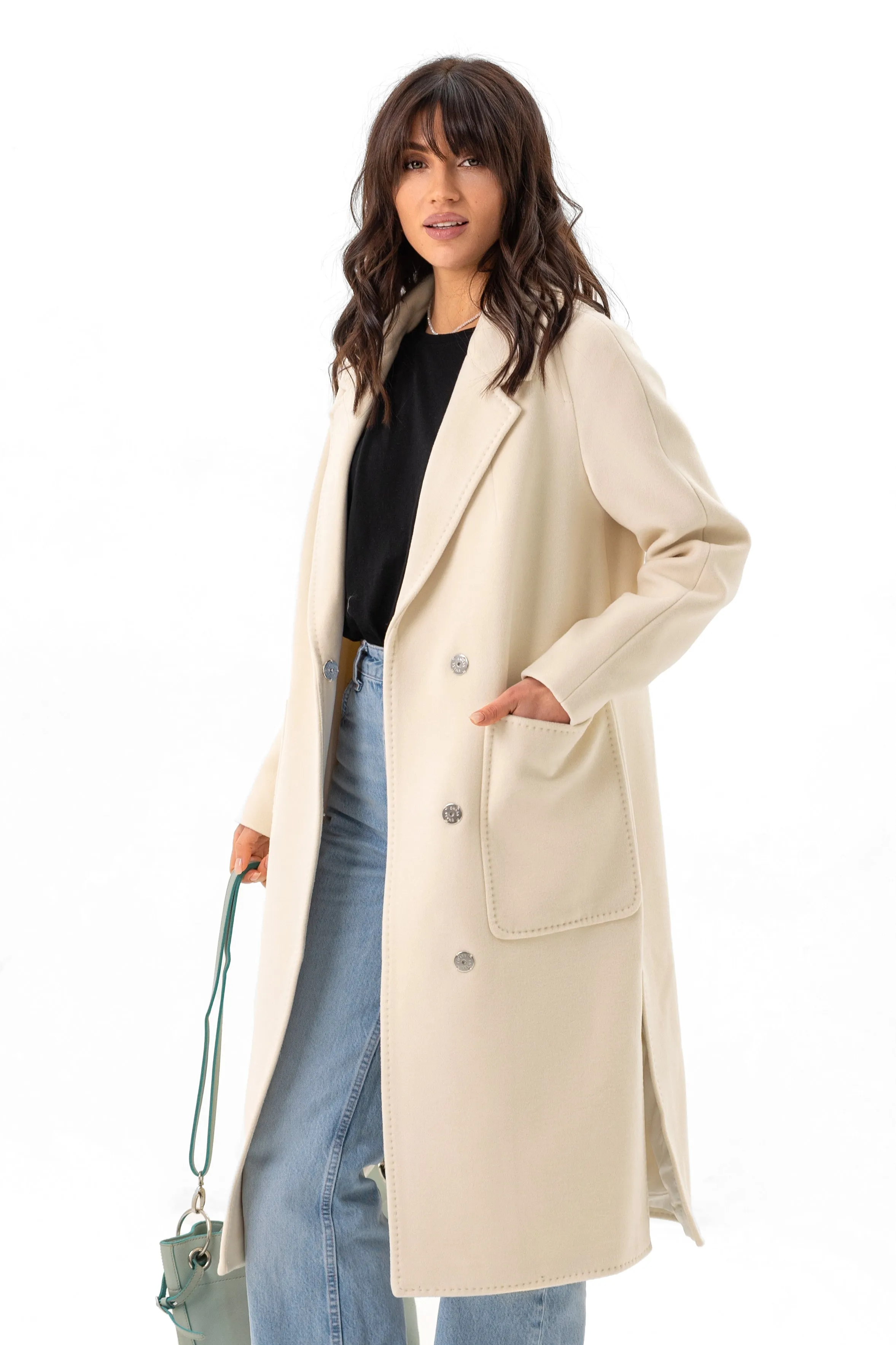 Ariana Classic Wool Blend Overcoat