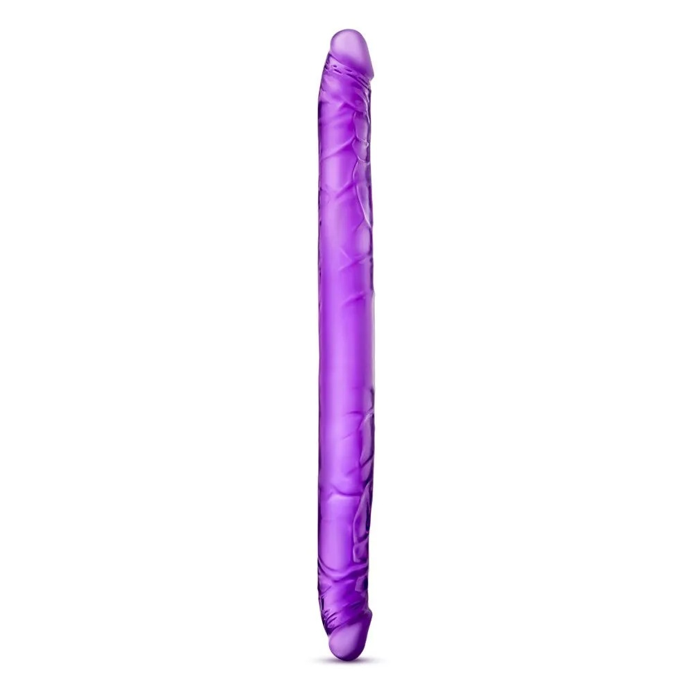 B Yours 16 Inch Double Dildo Purple