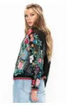 Belleza Embroidered Jacket-Black