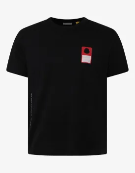 Black Logo Name Tag T-Shirt