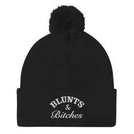 BLUNTS & BITCHES  POM POM BEANIE