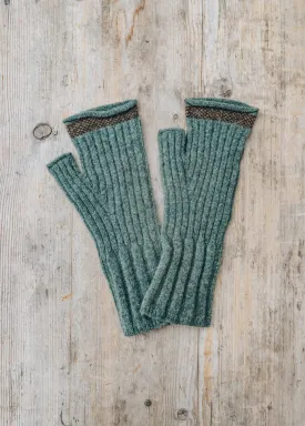 Bowden Rib Open Mitts in Landscape