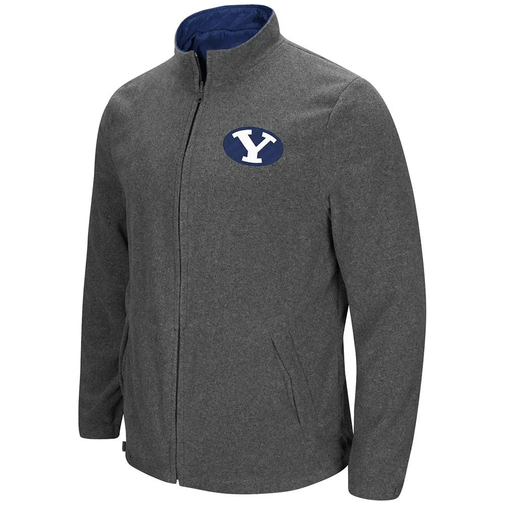 BYU Cougars "Halfback" Reversible Polar Fleece/Rain Jacket