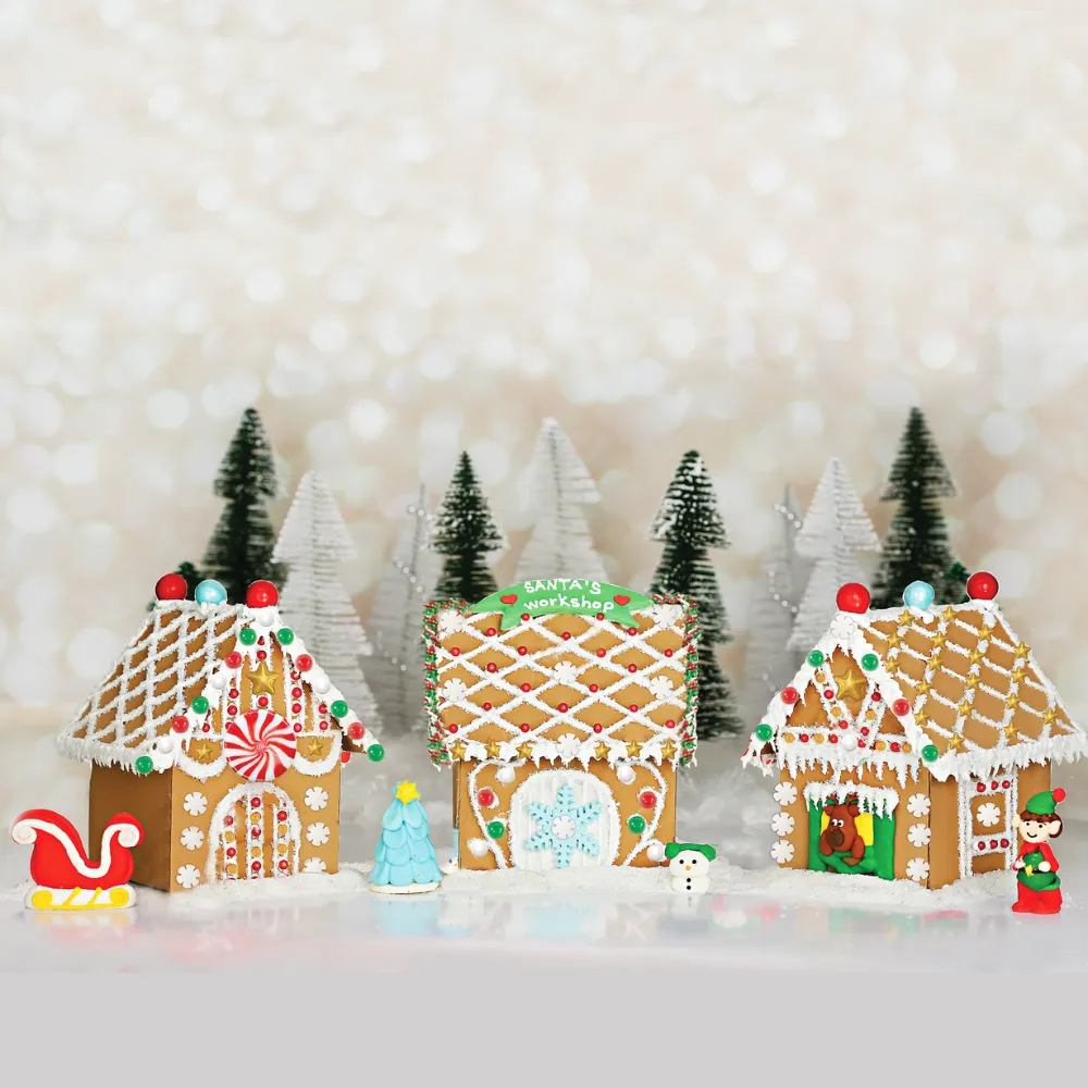 Christmas Village Mini Sugar Houses