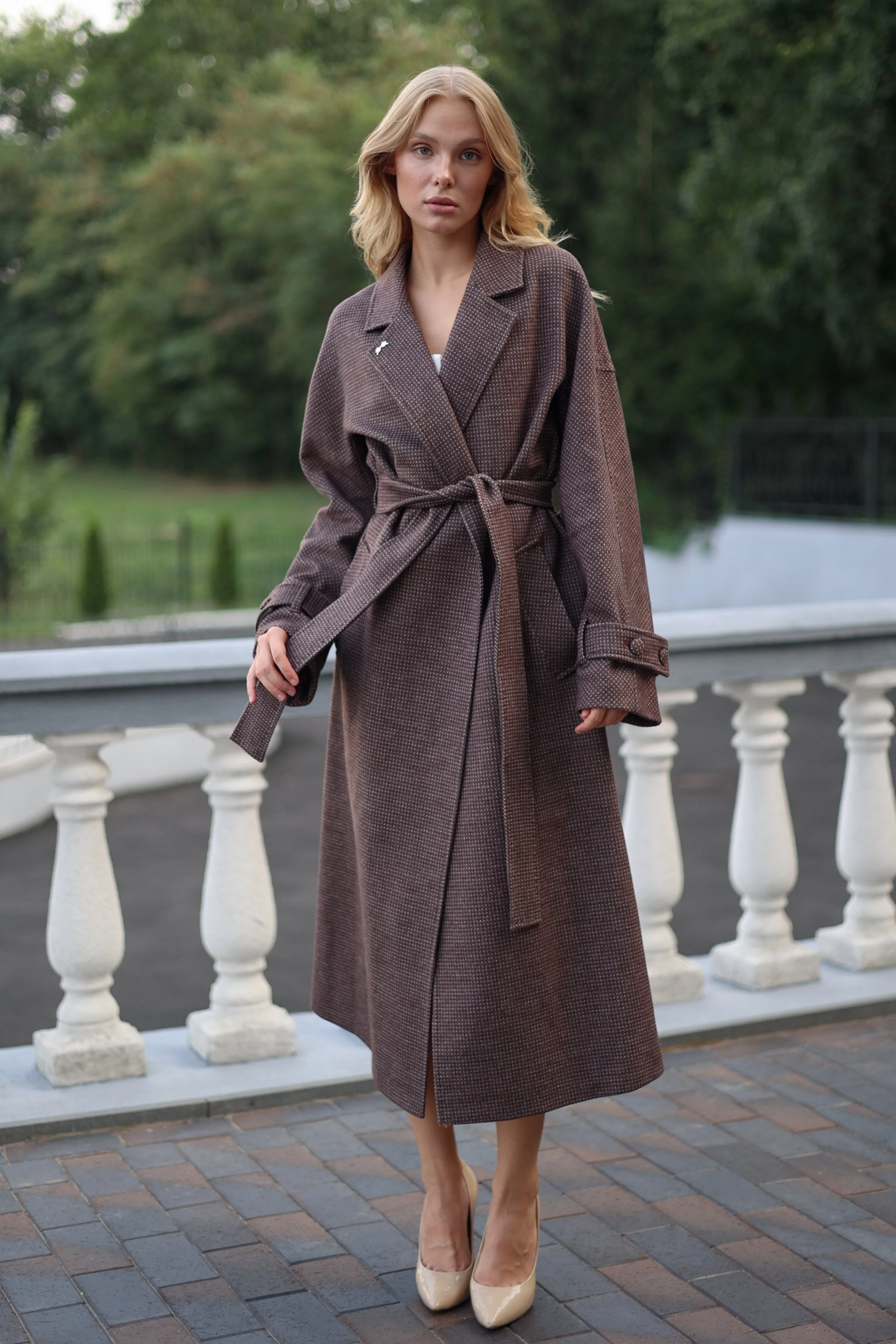 Classic Alpaca Wool Blend Coat