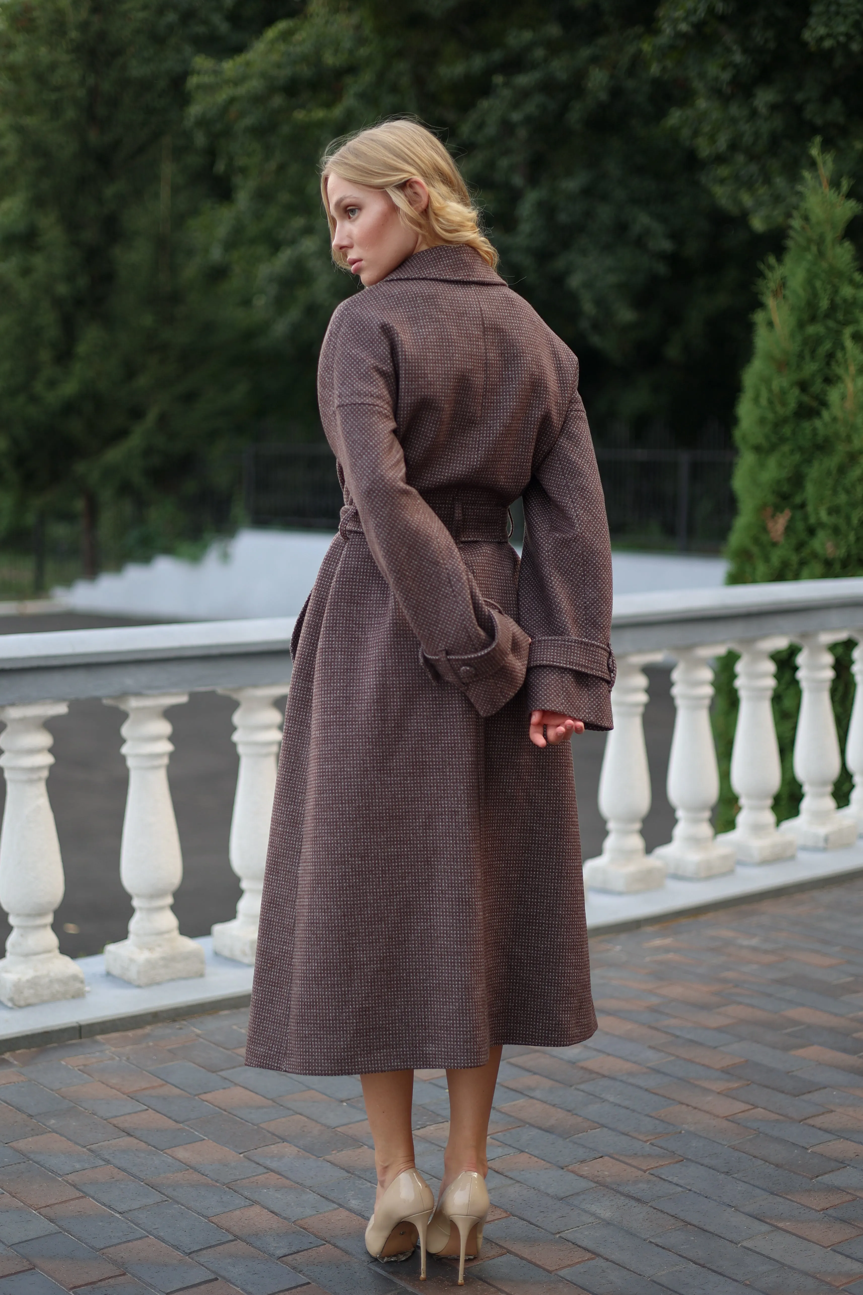 Classic Alpaca Wool Blend Coat