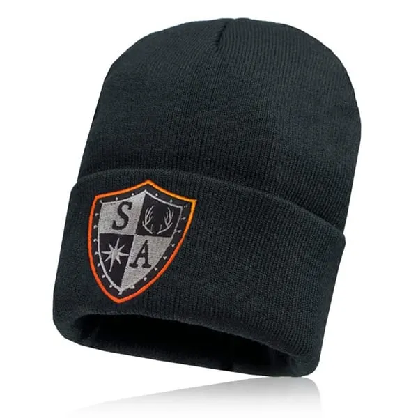 Classic Beanie | Orange Shield Outline