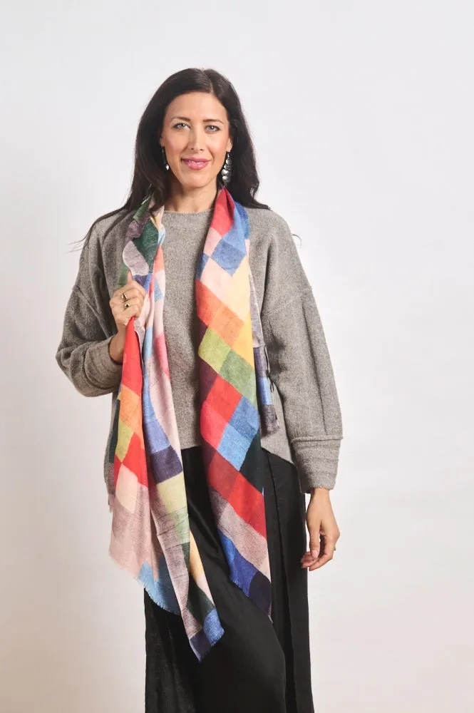 Colourful Square Scarf