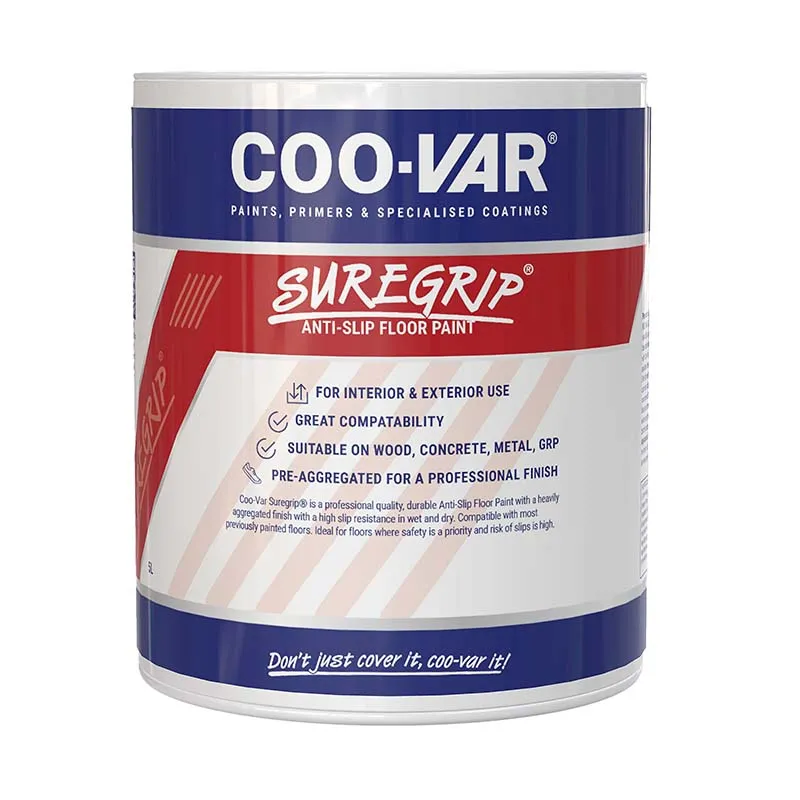 Coo-Var Suregrip 5ltr Anti-Slip Floor Paint - Special Colours