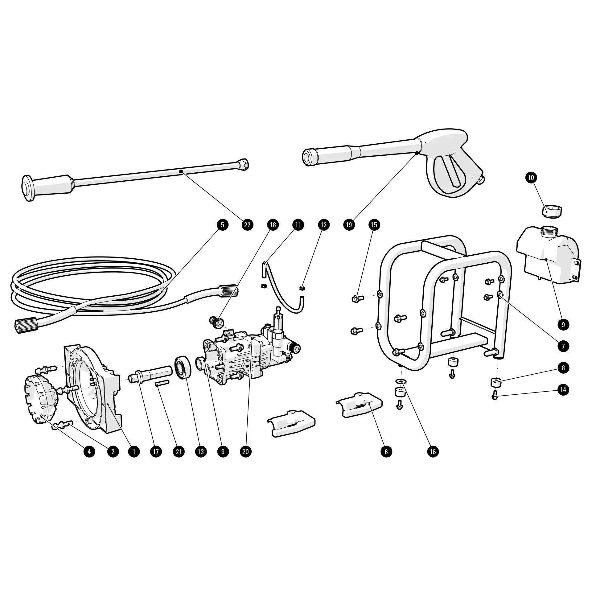 Evolution PW3200 Spare Parts