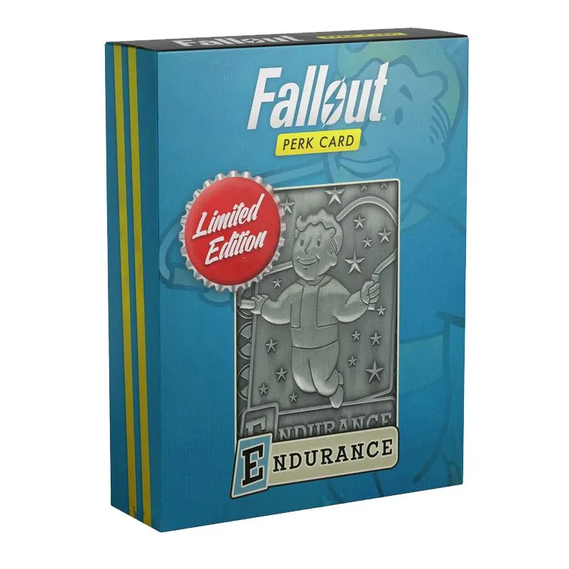 Fallout Limited Edition Metal Perk Card # 3 - Endurance