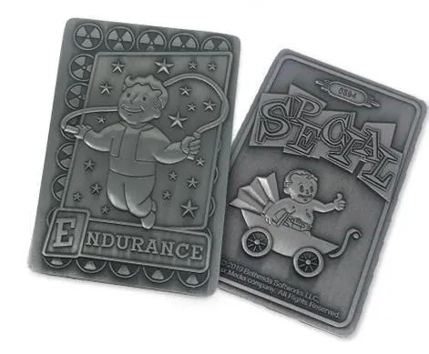 Fallout Limited Edition Metal Perk Card # 3 - Endurance