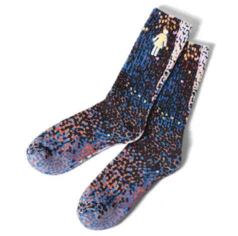 Girl Dot Subliminated Socks Multi