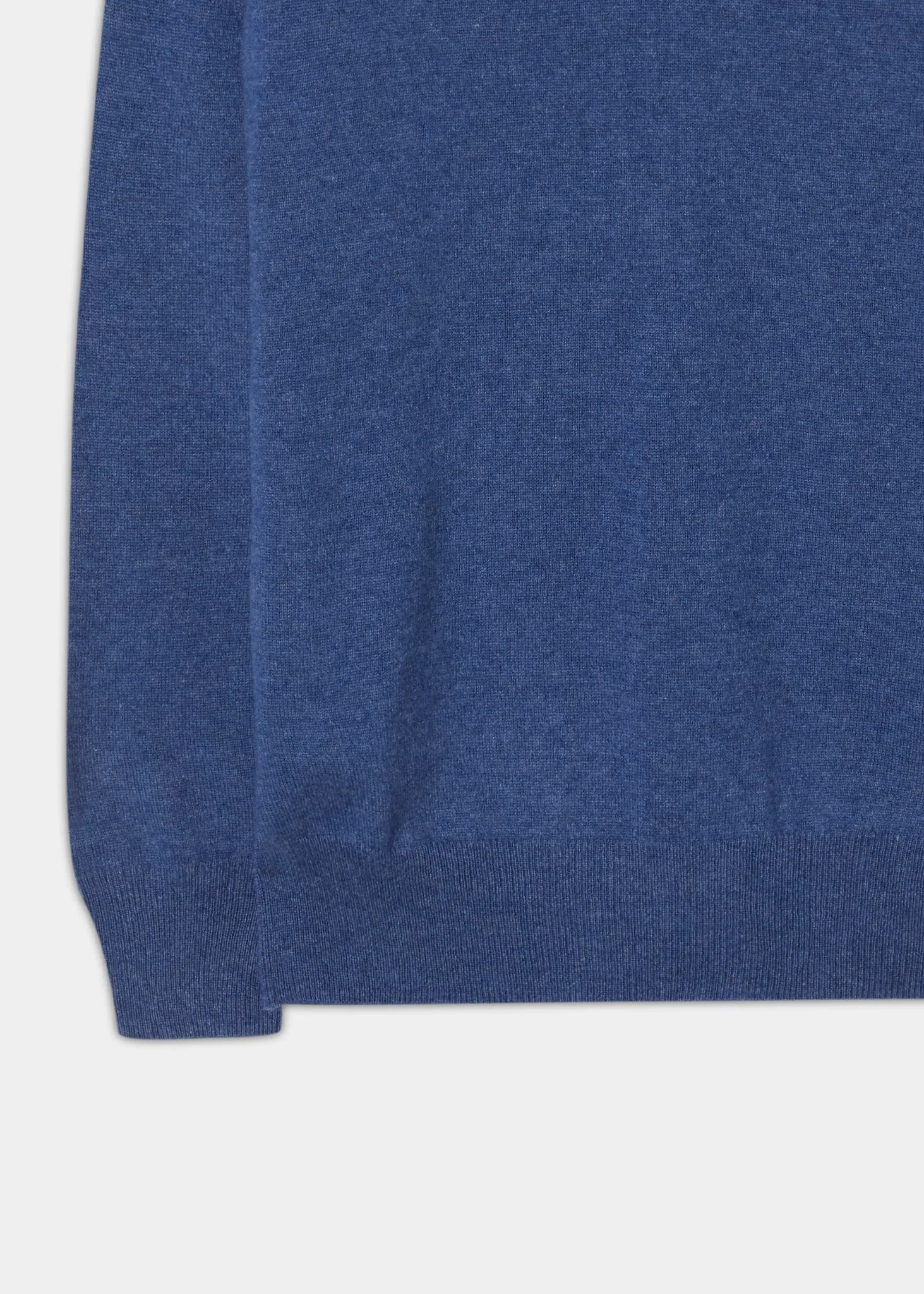 Haddington Cashmere Jumper in Denim - Regular Fit