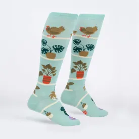 Hen and Chicks Women's Knee High Sock