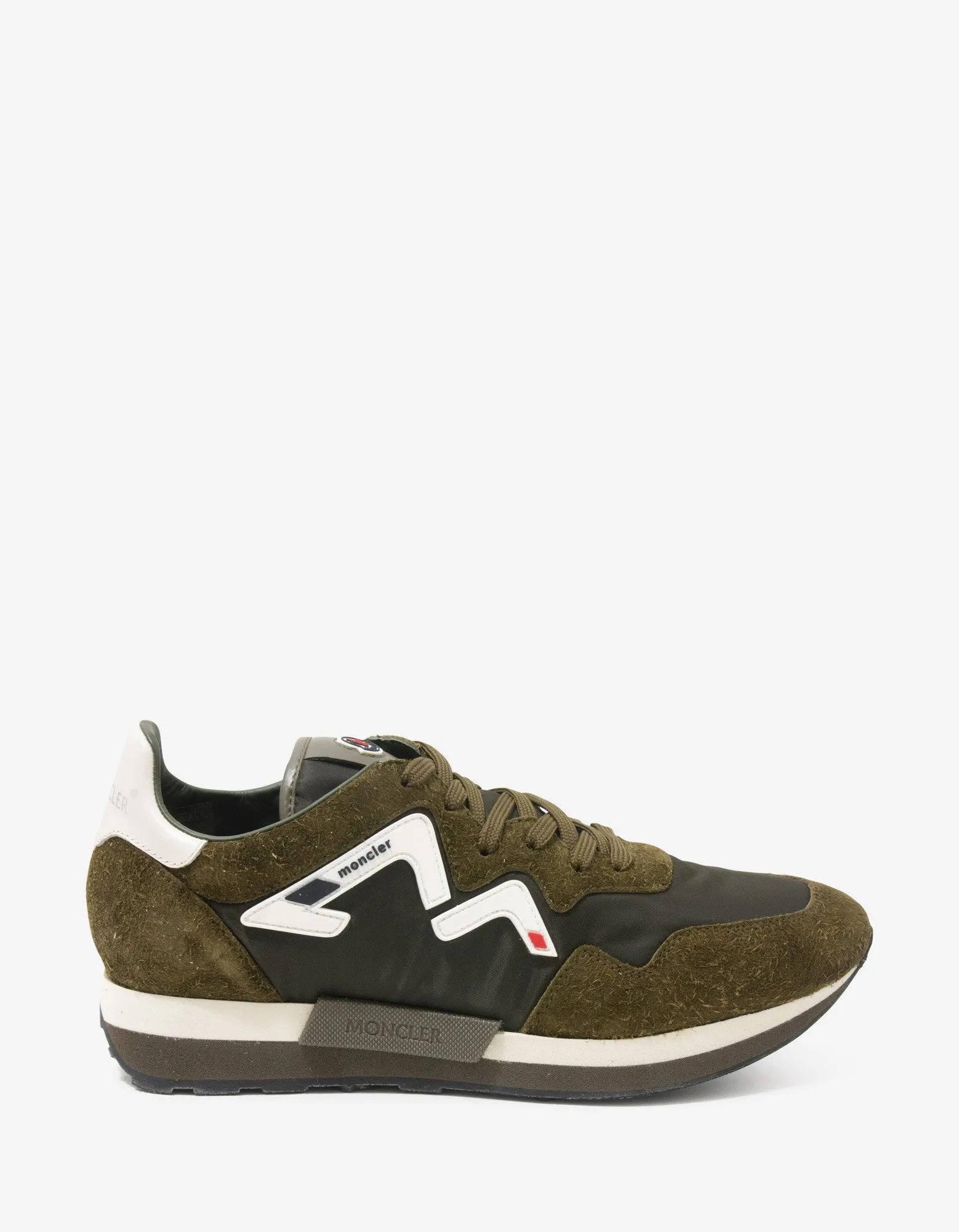 Herald Khaki Suede & Nylon Trainers