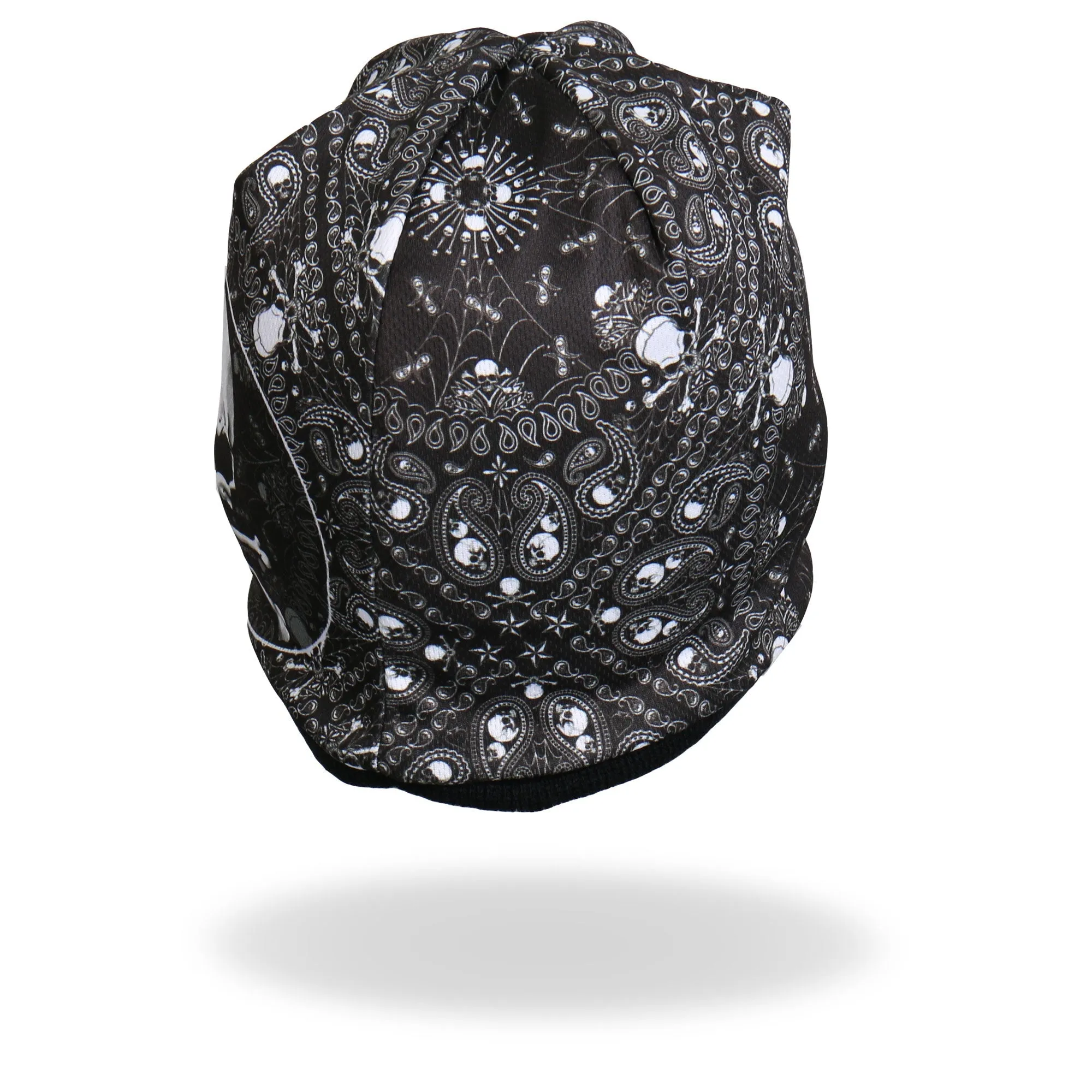 Hot Leathers KHC1025 Sublimated Paisley Bones Beanie