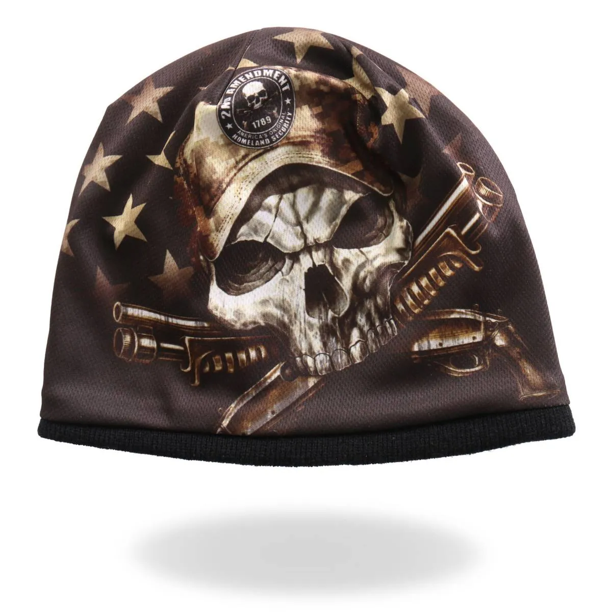 Hot Leathers KHC1036 Digital Camo Skull Soft Beanie