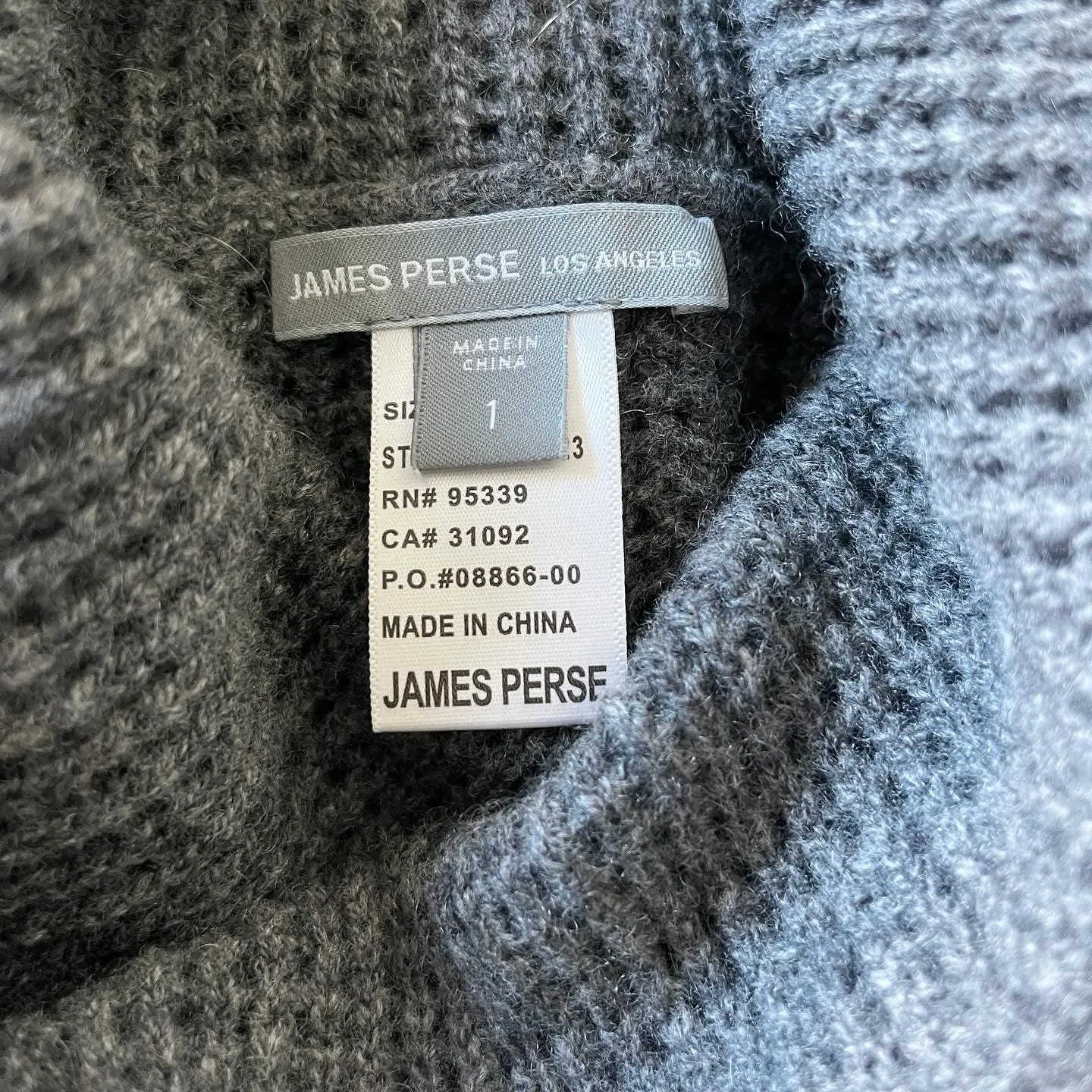 JAMES PERSE Cashmere Sweater