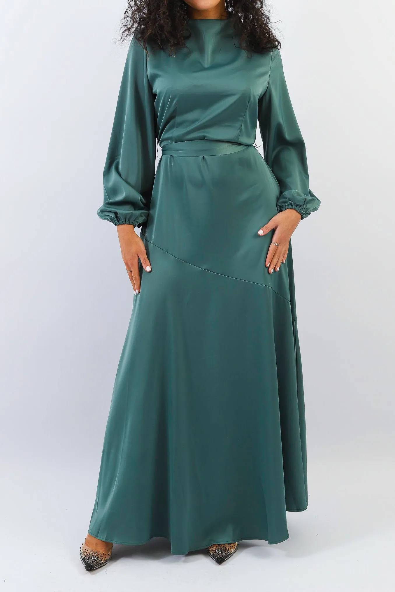 Jaya Satin Maxi Dress