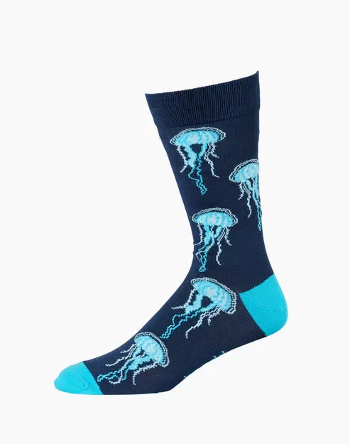 Jellyfish Men's Bamboo Socks