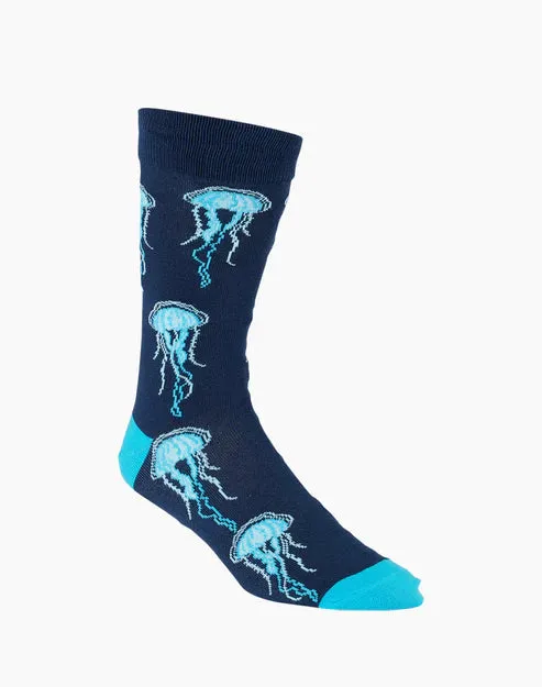 Jellyfish Men's Bamboo Socks