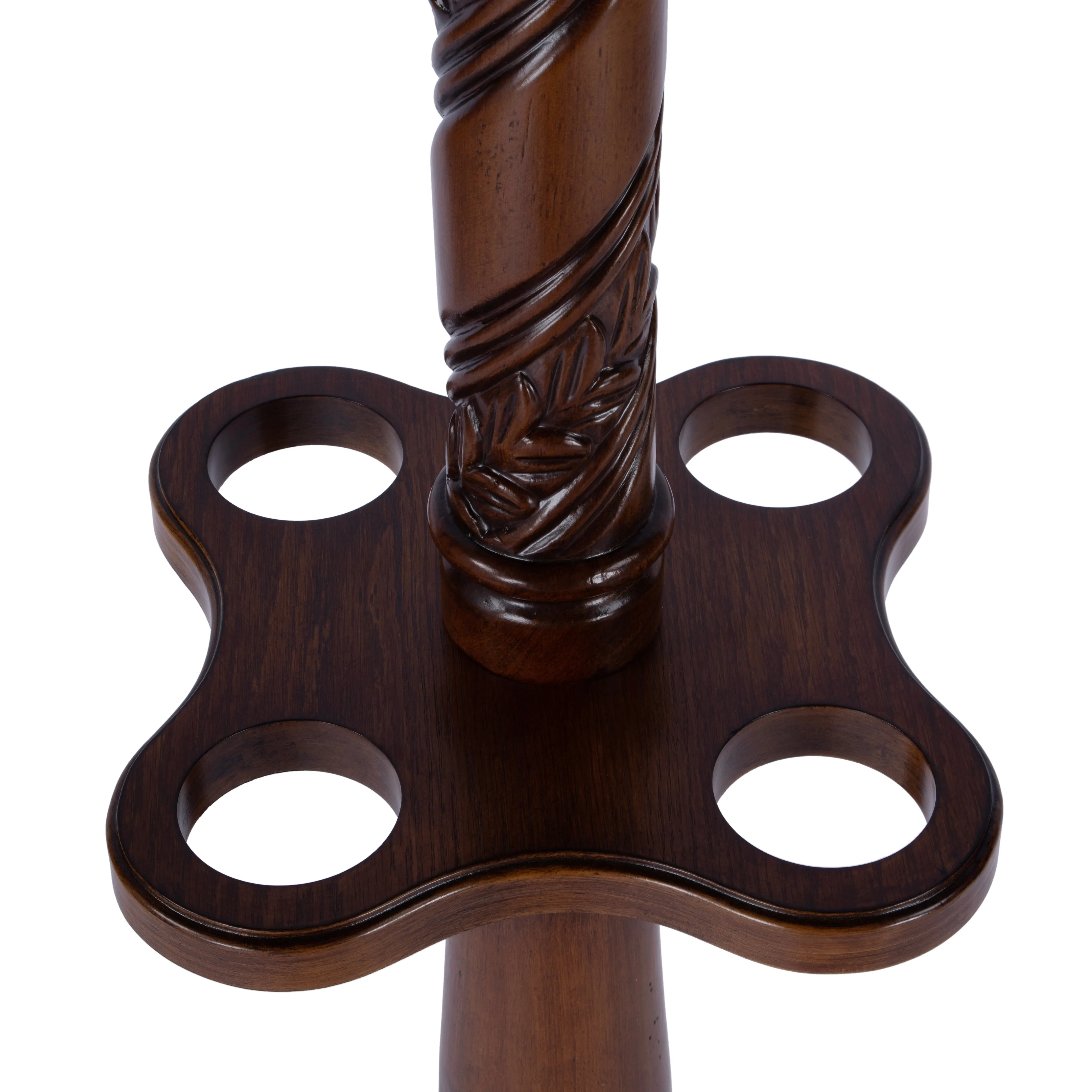 Laird Free-Standing Coat Rack With Umbrella Holder in Brown  0971001