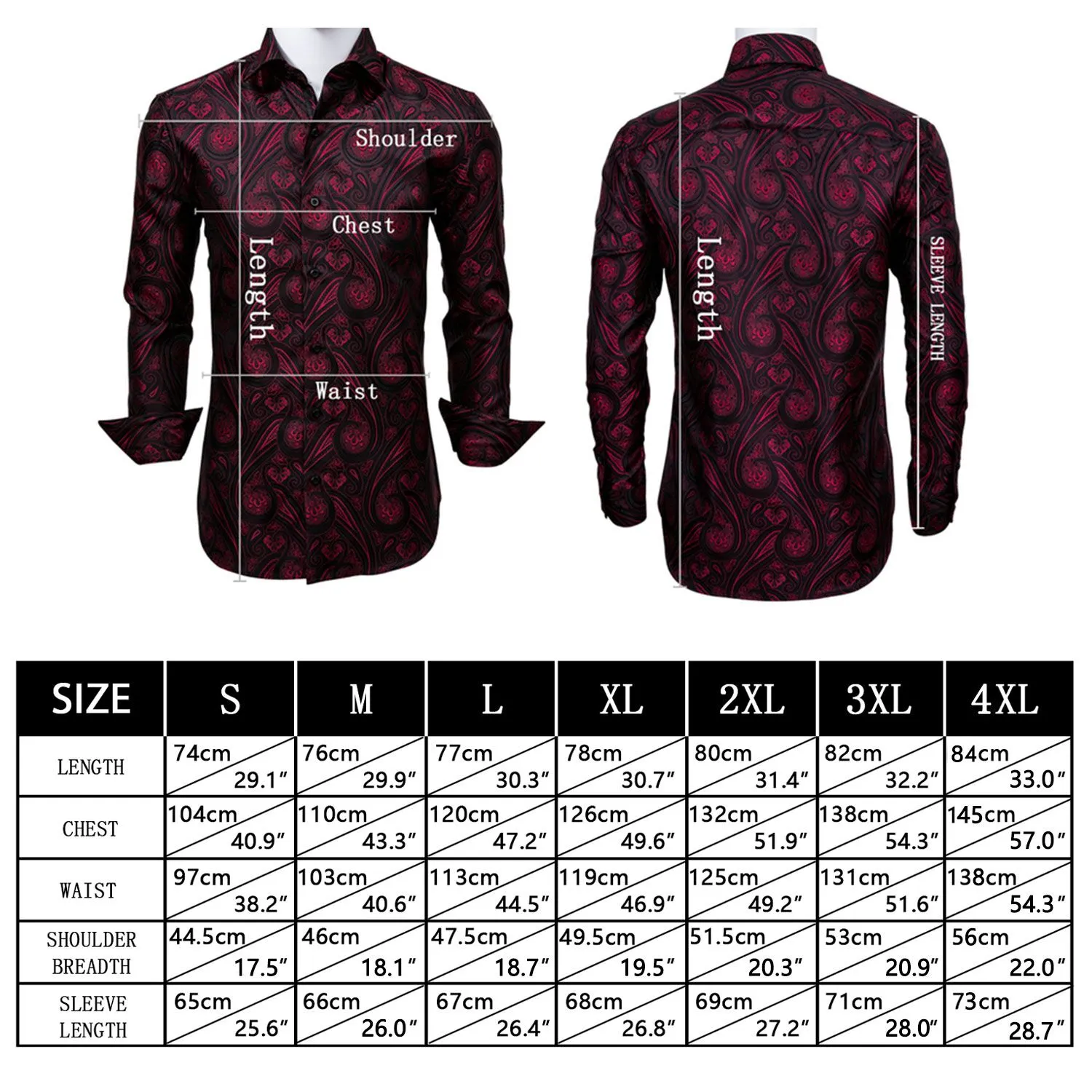 MediumPurple Solid Silk Men's Long Sleeve Shirt