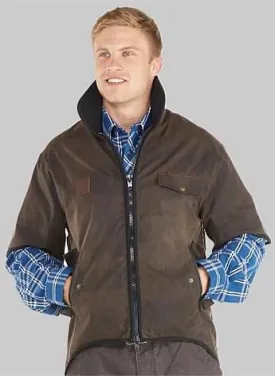 Mens 3/4 Sleeve Oilskin Jacket