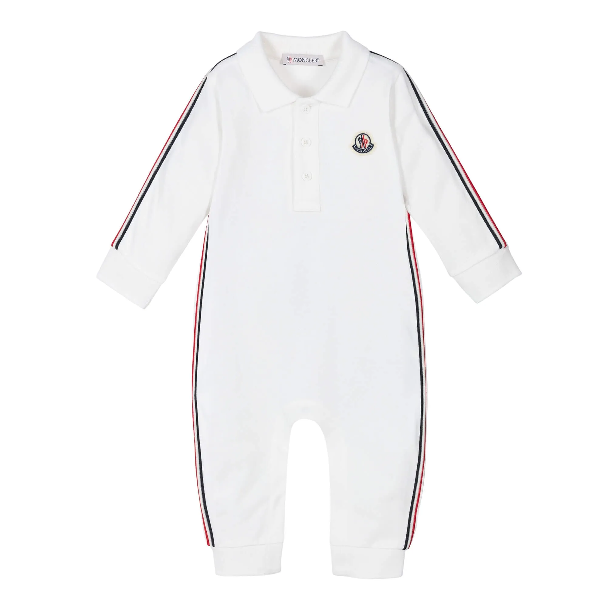 Moncler Baby Boys White Romper