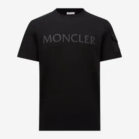 Moncler Laminated Logo Sleeve Pocket T-Shirt