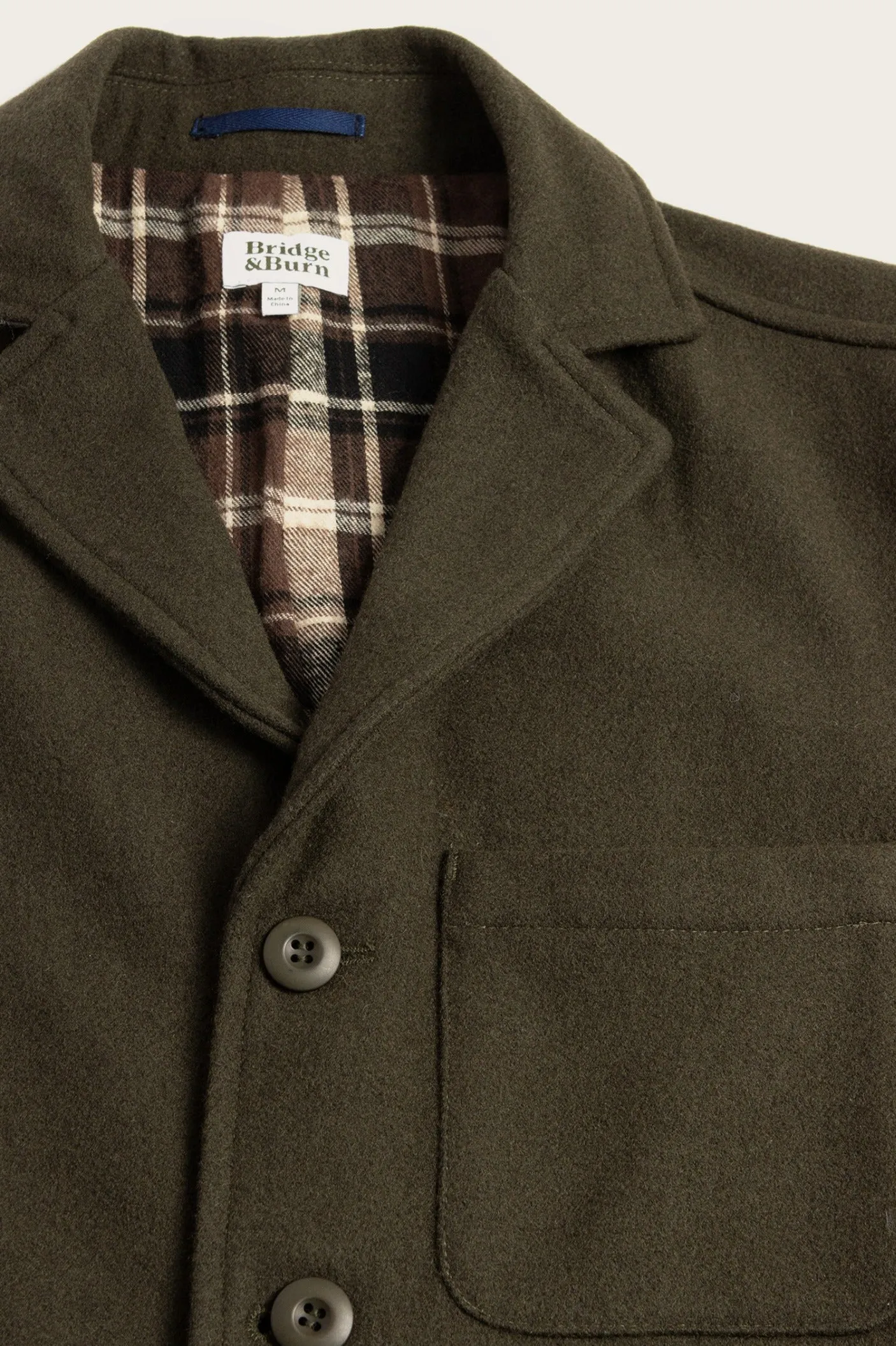 Nate Chore Blazer / Basque Green Wool