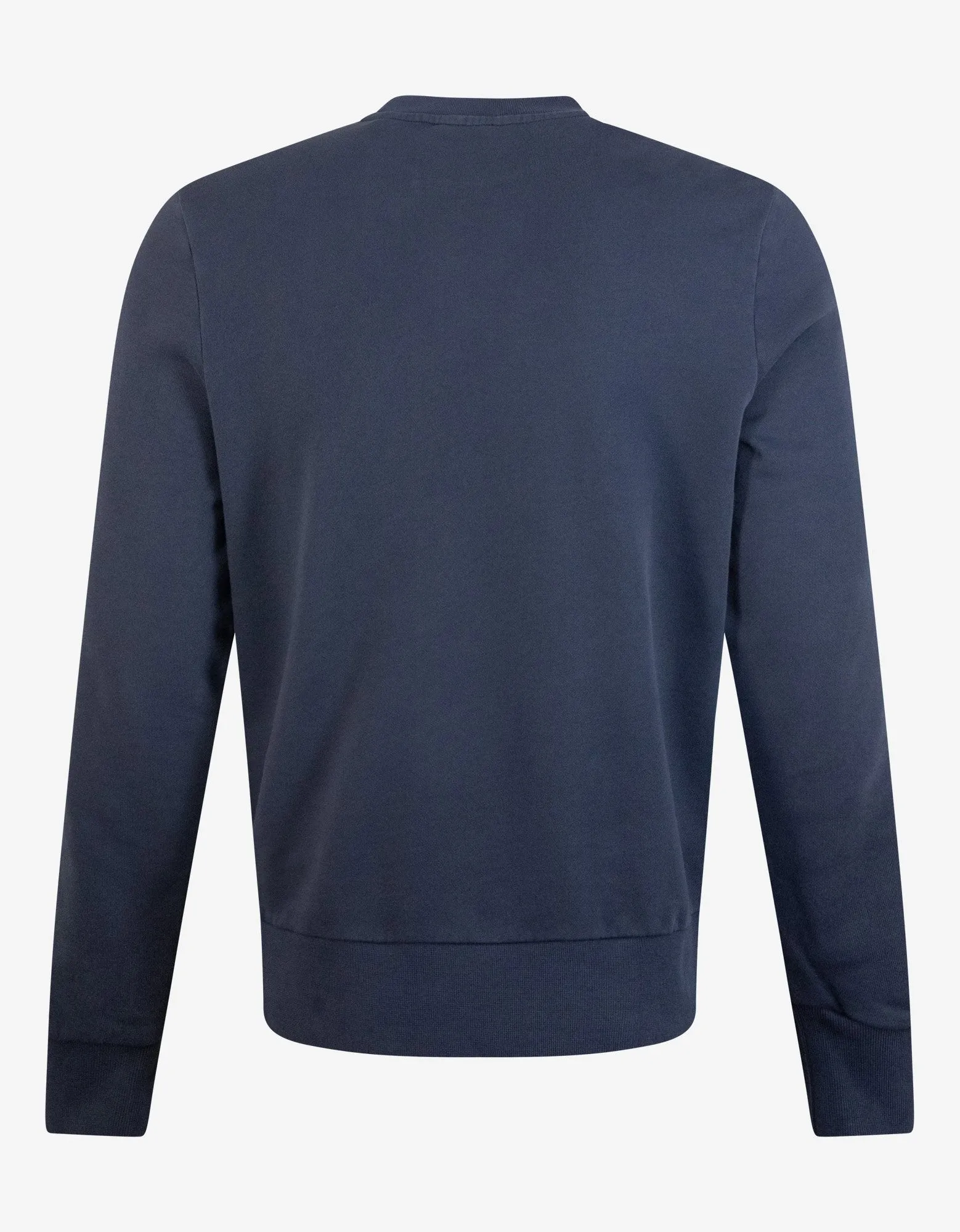 Navy Blue Sleeve Logo Sweatshirt