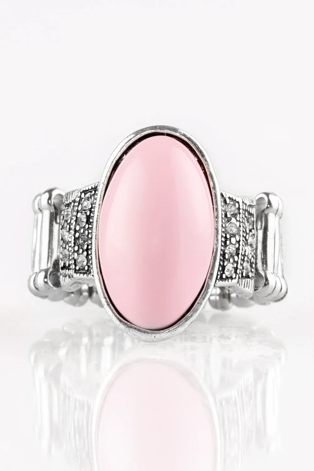 Open Door Jewelry - BEAD-To-Know Basis - Pink Ring - Paparazzi Accessories