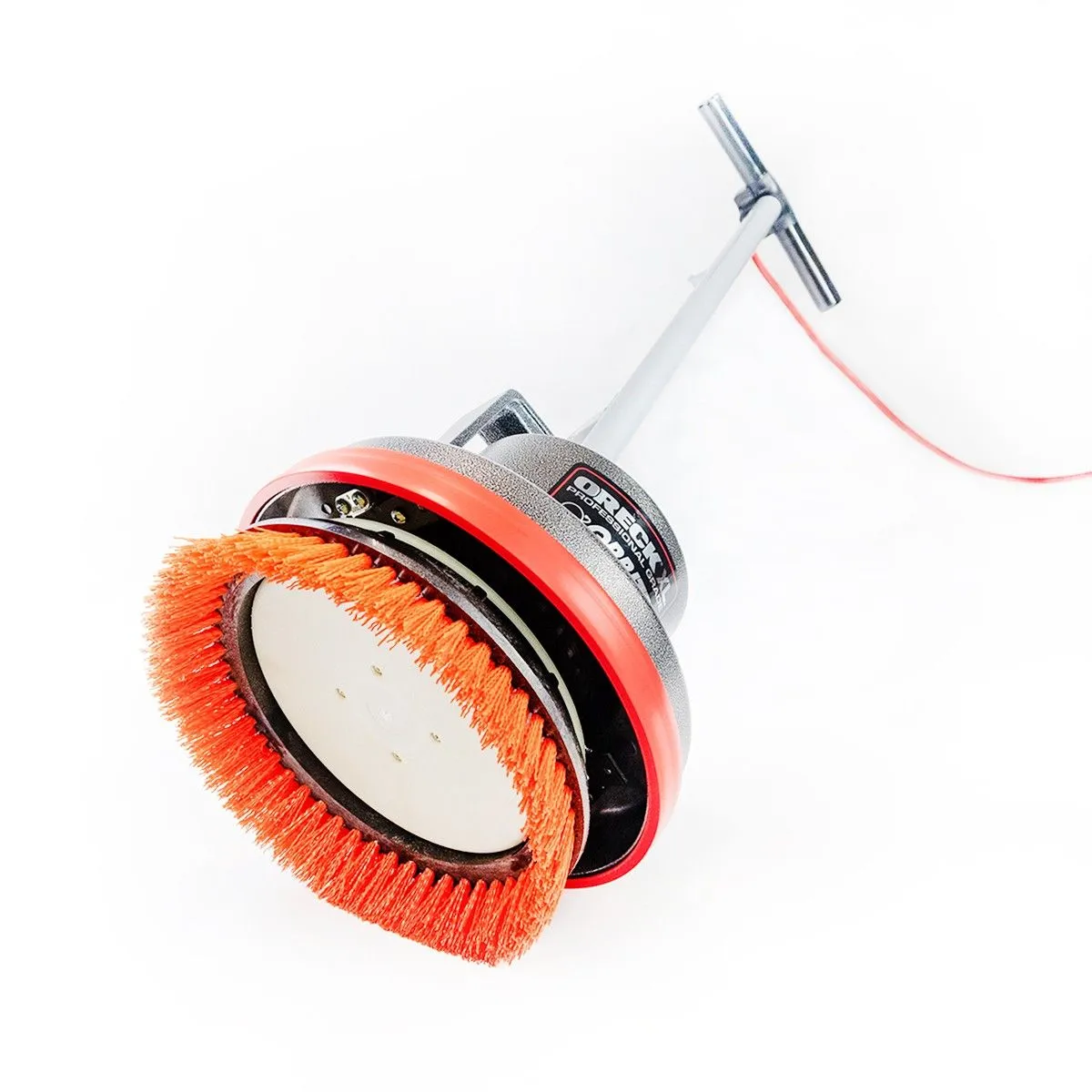 Oreck® Orbiter® 12" Orange Heavy Duty Floor Scrubbing Brush