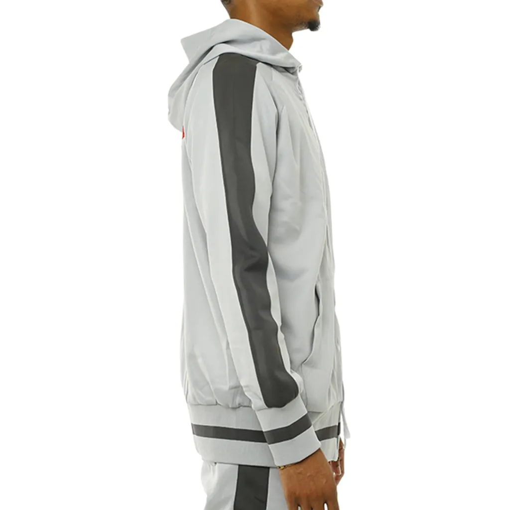 Own The Team Double Stripe Track Jacket Grey