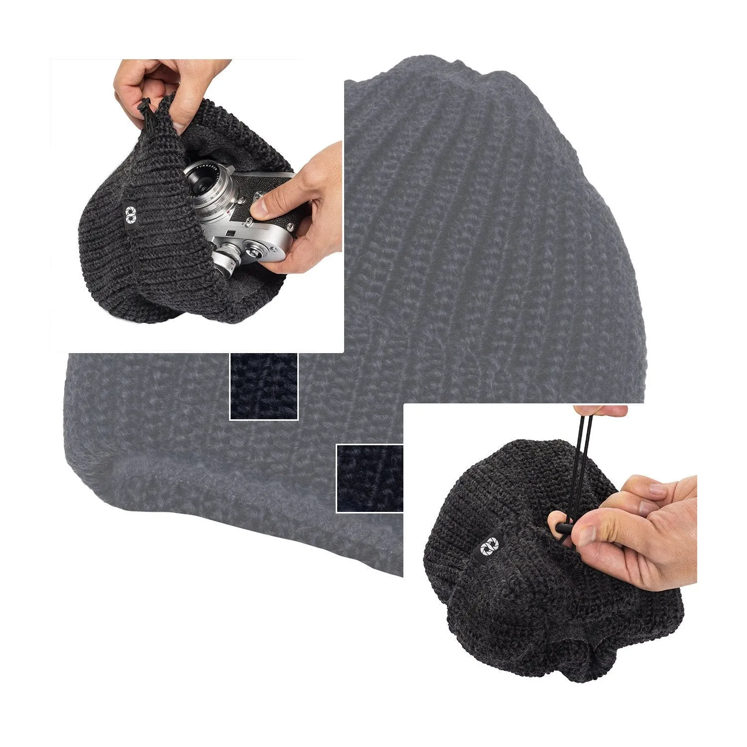 Pouch Beanie KNIT (short)