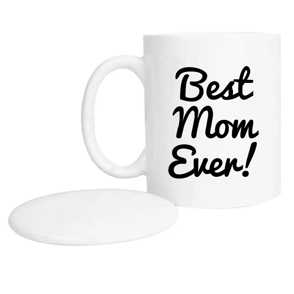 "Best Mom Ever" Mug   Lid