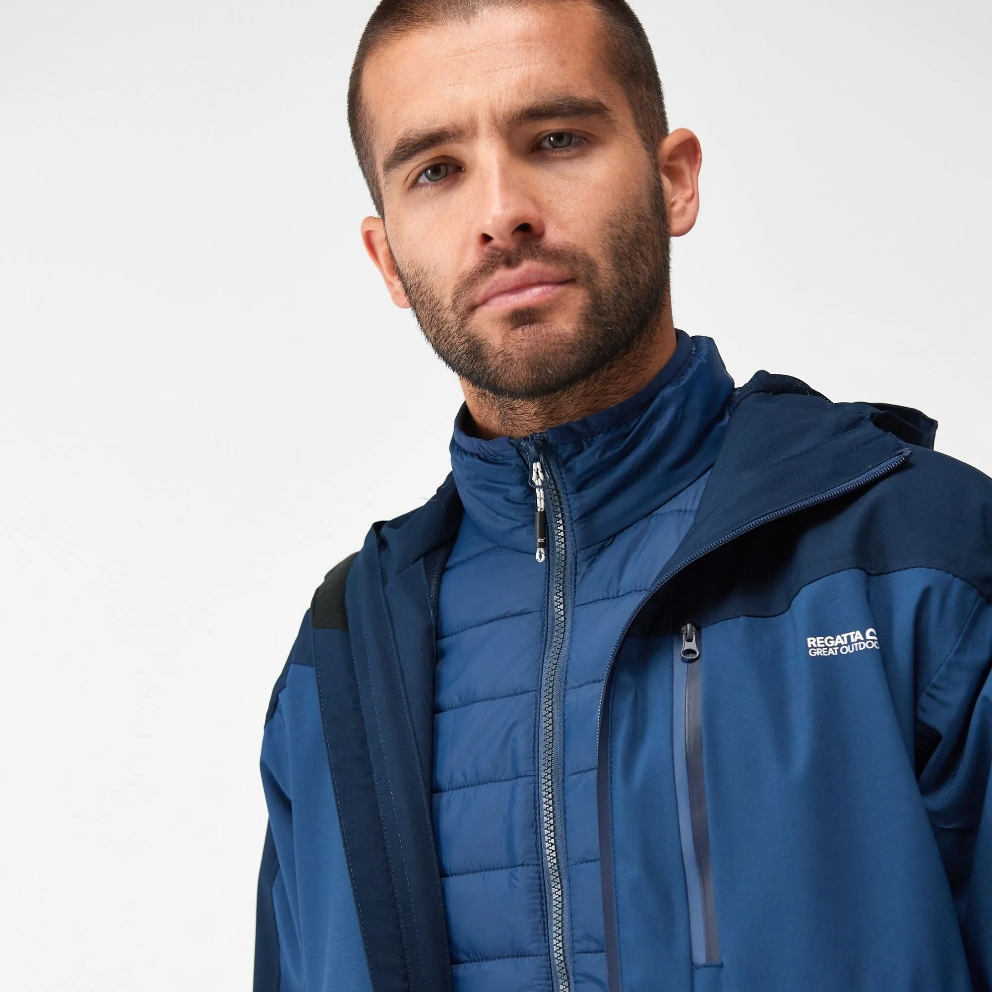 Regatta Men's Wentwood VIII 3-In-1 Waterproof Jacket Navy