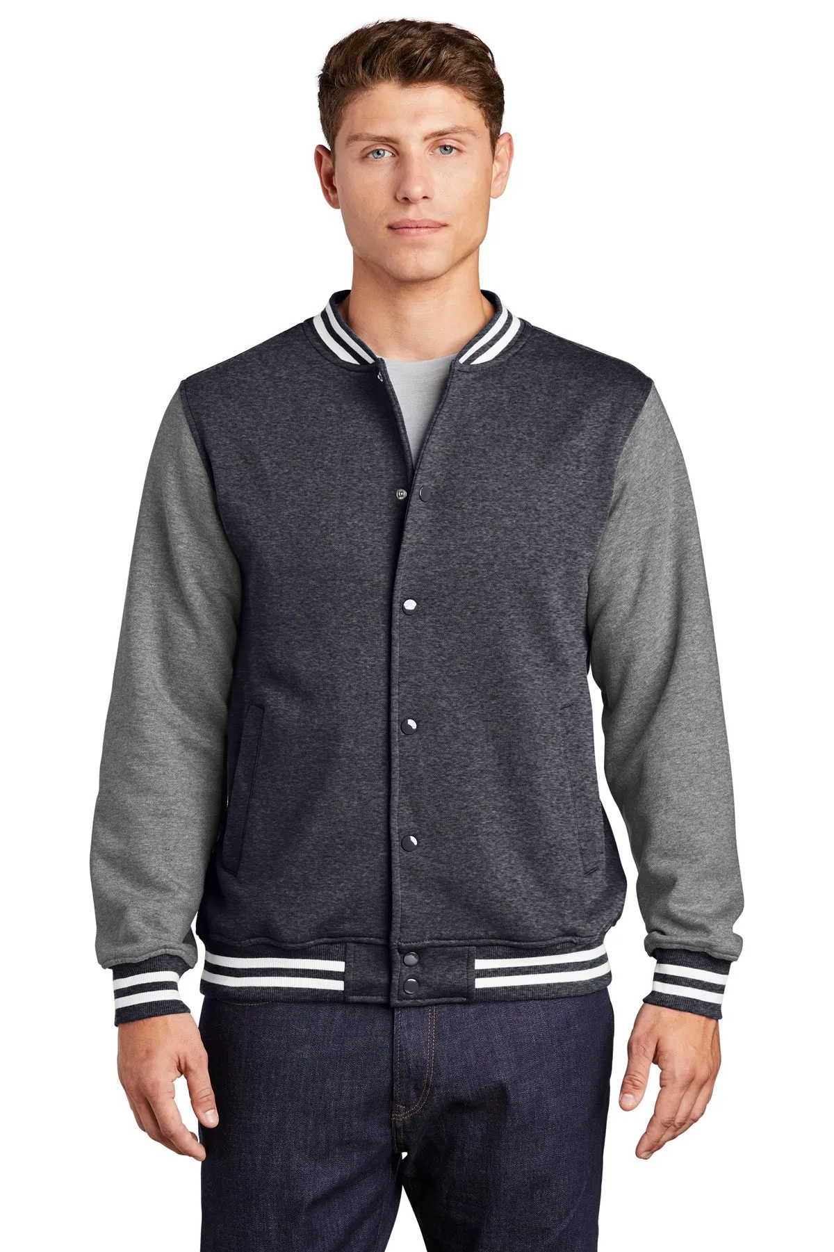 Sport-Tek® Fleece Letterman Jacket. ST270