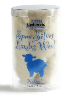 Spun Silver Lambs Wool (BH400)