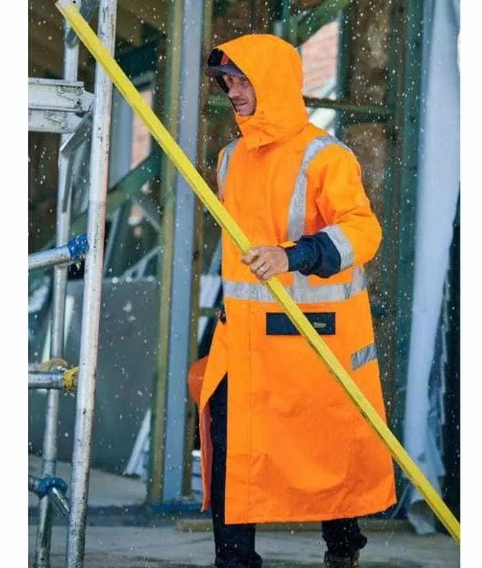 Taped, Hi Vis, Long Rain Coat