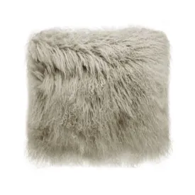 Tibetan Fur Cushions | Grey | Assorted Sizes