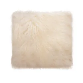 Tibetan Fur Cushions | Natural | Assorted Sizes